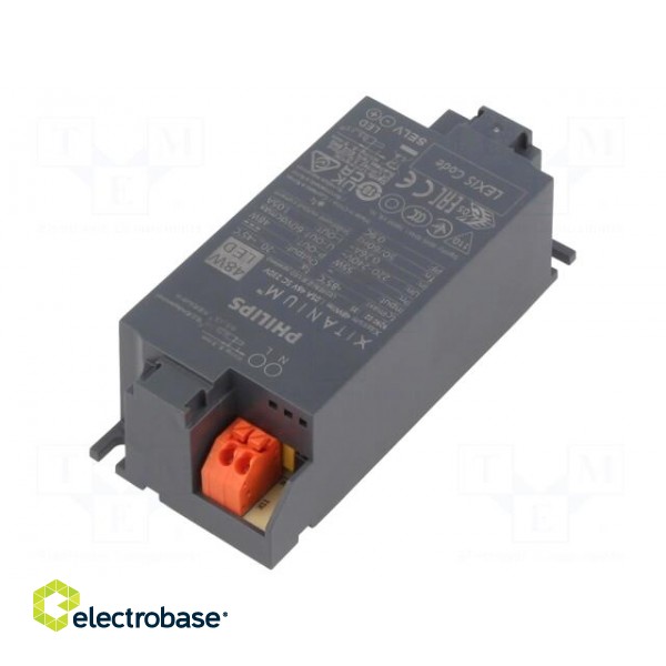 Power supply: switched-mode | LED | 34W | 30÷42VDC | 800mA | 220÷240VAC image 2