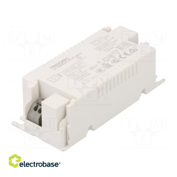 Power supply: switched-mode | LED | 34W | 30÷60VDC | 800mA | 198÷264VAC image 1