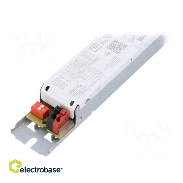 Power supply: switched-mode | LED | 35W | 52÷121VDC | 200÷350mA | IP20 paveikslėlis 3