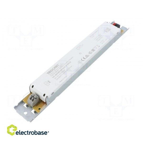 Power supply: switched-mode | LED | 35W | 70÷140VDC | 250mA | -20÷50°C фото 1