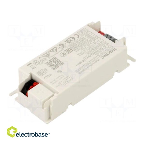 Power supply: switched-mode | LED | 36W | 24÷42VDC | 700÷850mA | IP20 image 2