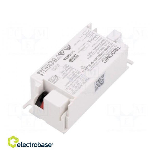 Power supply: switched-mode | LED | 36W | 7.5÷42VDC | 650÷1050mA | IP20 image 2