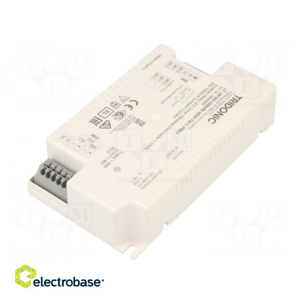Power supply: switched-mode | LED | 38W | 20÷50VDC | 350÷1050mA | IP20 image 2