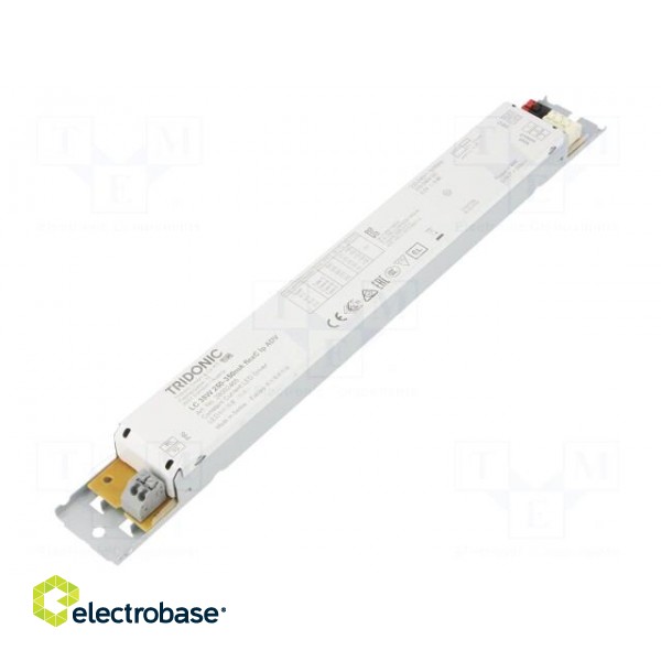 Power supply: switched-mode | LED | 38W | 51÷109VDC | 250÷350mA | IP20 фото 1