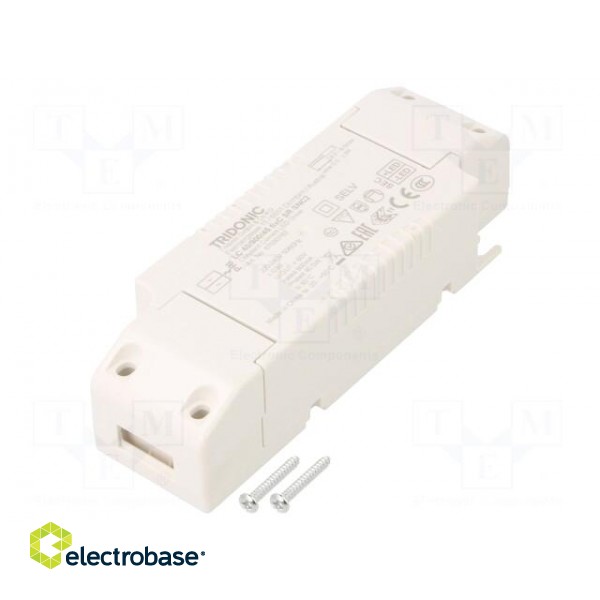 Power supply: switched-mode | LED | 40W | 27÷45VDC | 900mA | 198÷264VAC image 1