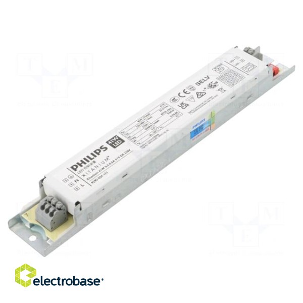 Power supply: switched-mode | LED | 41W | 23÷51VDC | 500÷800mA | IP20 фото 1