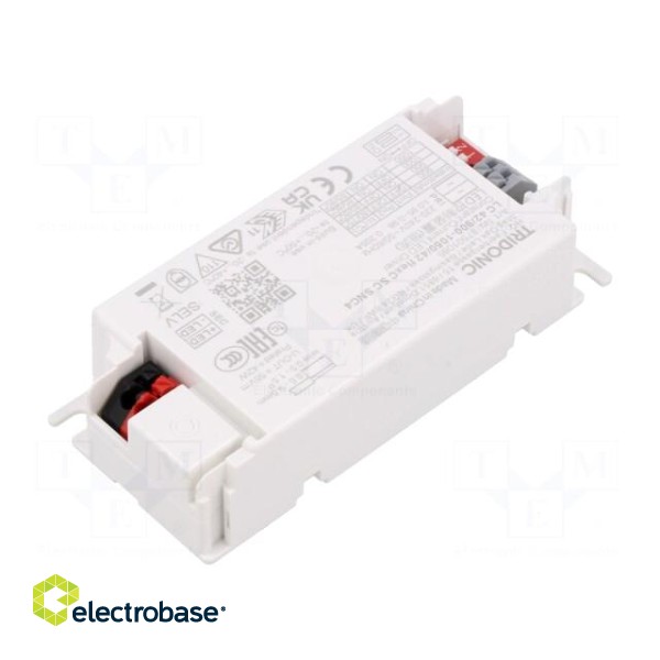 Power supply: switched-mode | LED | 42W | 24÷42VDC | 900÷1050mA | IP20 paveikslėlis 2