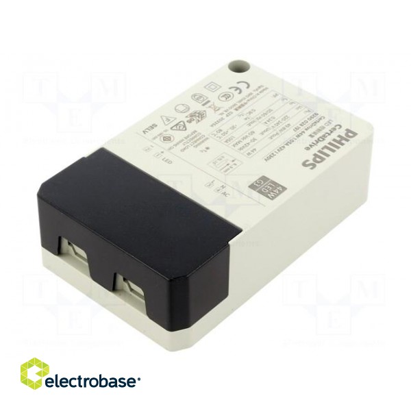 Power supply: switched-mode | LED | 44W | 30÷42VDC | 1050mA | IP20 | 93% image 1