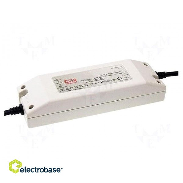 Power supply: switched-mode | LED | 45W | 36VDC | 1.25A | 90÷264VAC