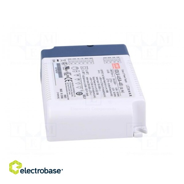 Power supply: switched-mode | LED | 45W | 48VDC | 0.94A | 90÷295VAC image 1
