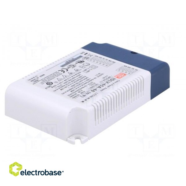 Power supply: switched-mode | LED | 45W | 48VDC | 0.94A | 90÷295VAC image 2