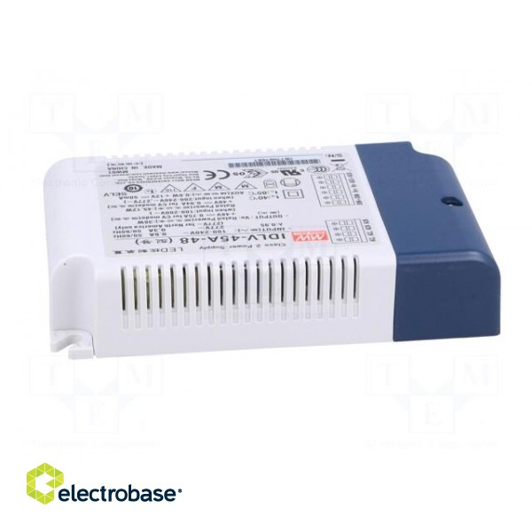 Power supply: switched-mode | LED | 45W | 48VDC | 0.94A | 90÷295VAC image 3