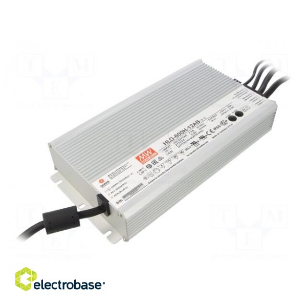 Power supply: switched-mode | LED | 480W | 12VDC | 20÷40A | 90÷305VAC