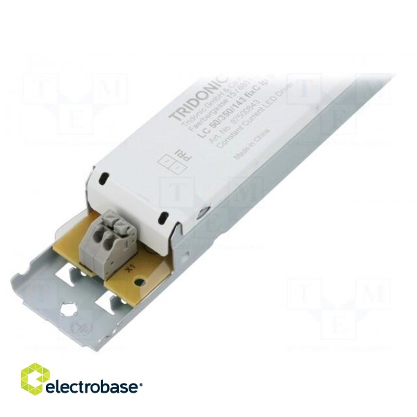 Power supply: switched-mode | LED | 50W | 71.5÷143VDC | 350mA | OUT: 1 image 2