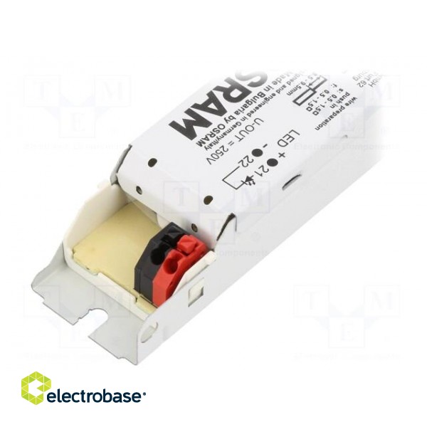 Power supply: switched-mode | LED | 52.5W | 54÷175VDC | 300mA | IP20 paveikslėlis 2