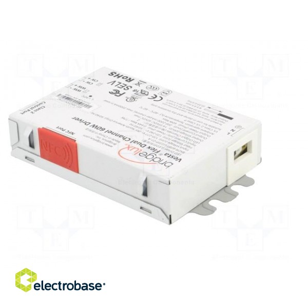 Power supply: switched-mode | LED | 60W | 14÷57VDC | 0÷2000mA image 9