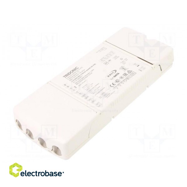 Power supply: switched-mode | LED | 60W | 34÷54VDC | 900÷1750mA | IP20 image 1