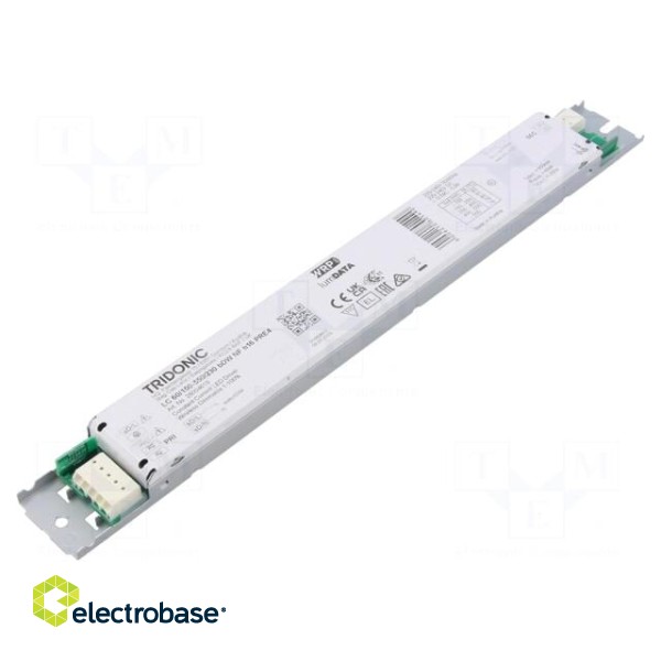 Power supply: switched-mode | LED | 60W | 45÷230VDC | 150÷550mA | IP20 фото 1