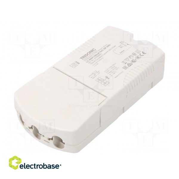 Power supply: switched-mode | LED | 60W | 60÷85VDC | 700mA | 198÷264VAC image 1