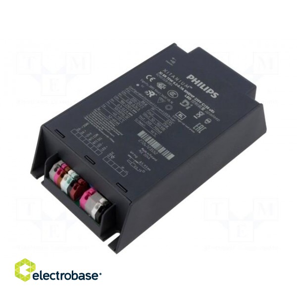 Power supply: switched-mode | LED | 75W | 50÷150VDC | 200÷700mA | IP20