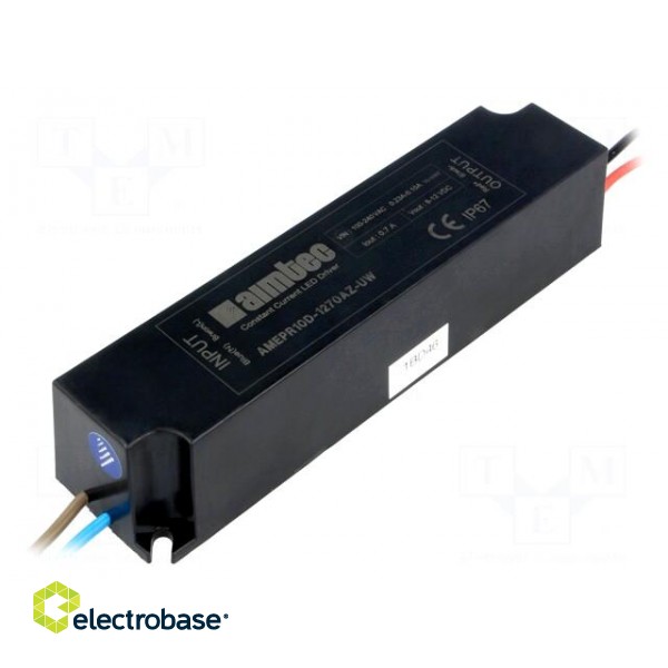 Power supply: switched-mode | LED | 8.4W | 5÷12VDC | 0.7A | 90÷264VAC