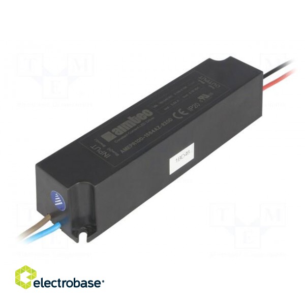 Power supply: switched-mode | LED | 9.6W | 8÷15VDC | 0.64A | 180÷264VAC