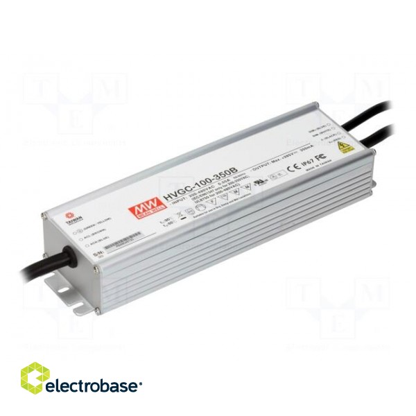 Power supply: switched-mode | LED | 99.4W | 15÷142VDC | 700mA | IP67