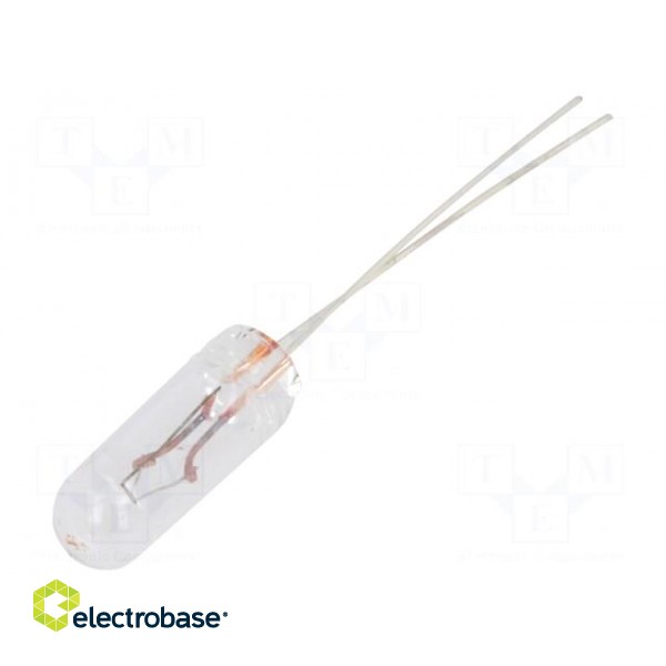Filament lamp: miniature | 12VDC | 80mA | Bulb: T1 1/4 | Ø: 4.2mm