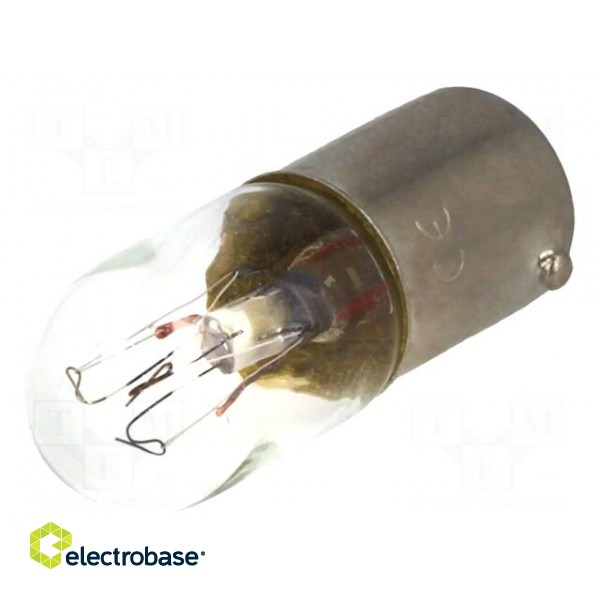 Filament lamp: miniature | BA9S | 130VAC | 20mA | 2W image 1