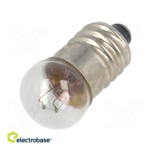 Filament lamp: miniature | E10 | 24VDC | 50mA | Bulb: spherical | 1.2W