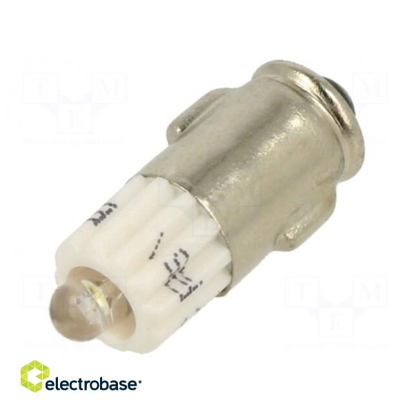 LED lamp | white | BA7S,T2 | 24VDC | 24VAC | -20÷60°C | Mat: plastic