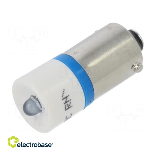 Indicator: LED | BA9S,T10 | blue | plastic | 24÷30VDC | -20÷60°C