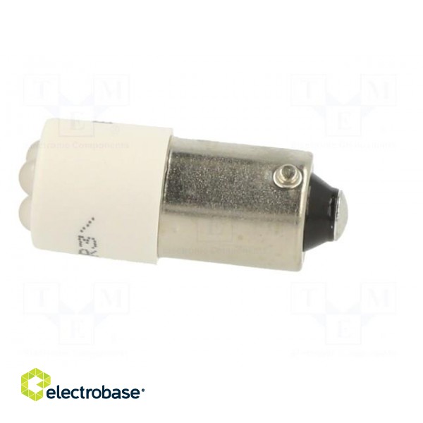 Indicator: LED | BA9S,T10 | white | plastic | 24VAC | 24VDC | -20÷60°C image 3