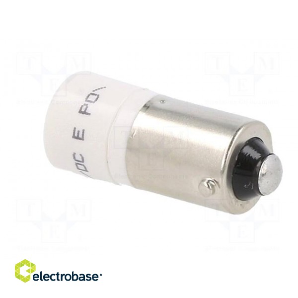 Indicator: LED | BA9S,T10 | white | plastic | 24VAC | 24VDC | -20÷60°C фото 4