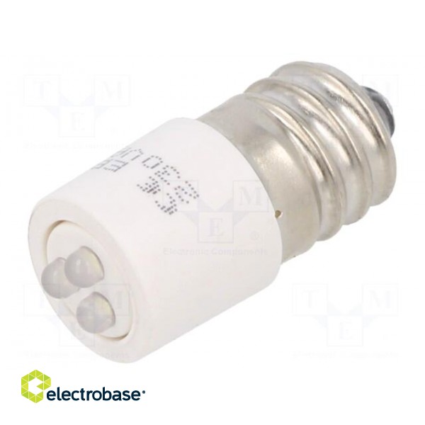 Indicator: LED | E14 | white | plastic | 230VAC | 230VDC | -20÷60°C