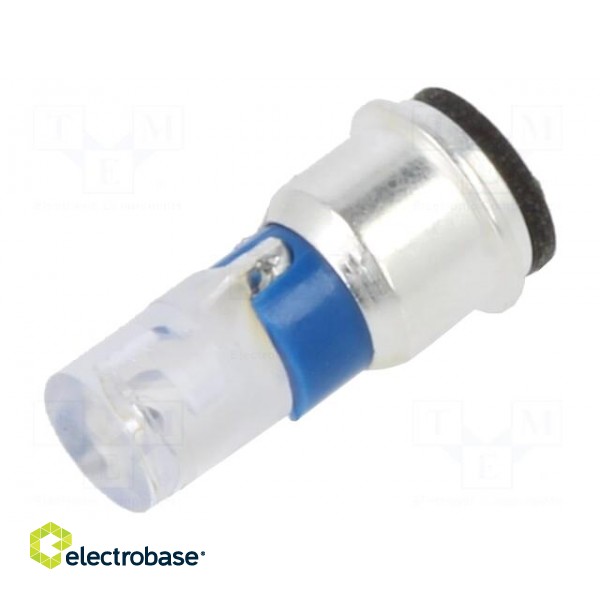 LED lamp | blue | SX3s | 24÷28VDC | No.of diodes: 1 | -40÷85°C | 3mm