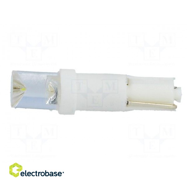 LED lamp | cool white | T5 | Urated: 12VDC | 3lm | No.of diodes: 1 | 0.24W image 3