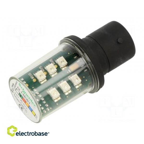 LED lamp | green | BA15D | 24VDC | 24VAC
