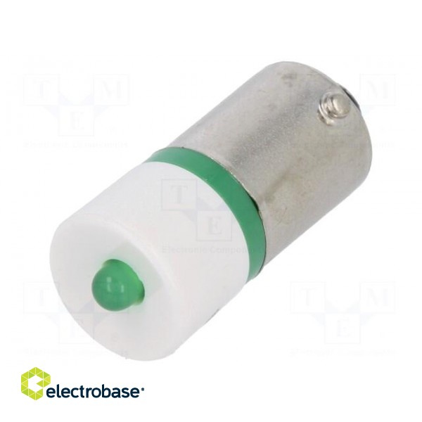 LED lamp | green | BA9S | 130VAC