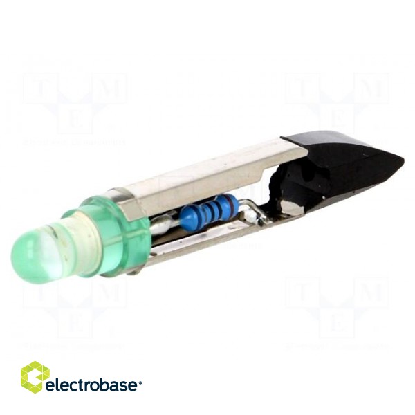 LED lamp | green | T6,8 | 12VDC | 12VAC image 1