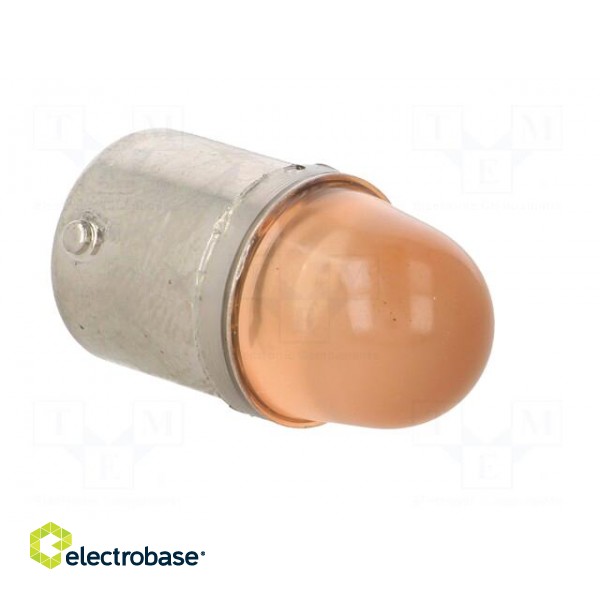 LED lamp | orange | BA15S | 12VDC | 12VAC фото 8