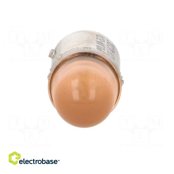 LED lamp | orange | BA15S | 12VDC | 12VAC фото 9