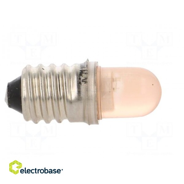 LED lamp | orange | E10 | 230VAC | 150÷170mcd image 7