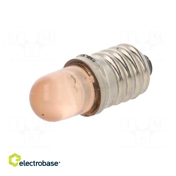 LED lamp | orange | E10 | 230VAC | 150÷170mcd image 2