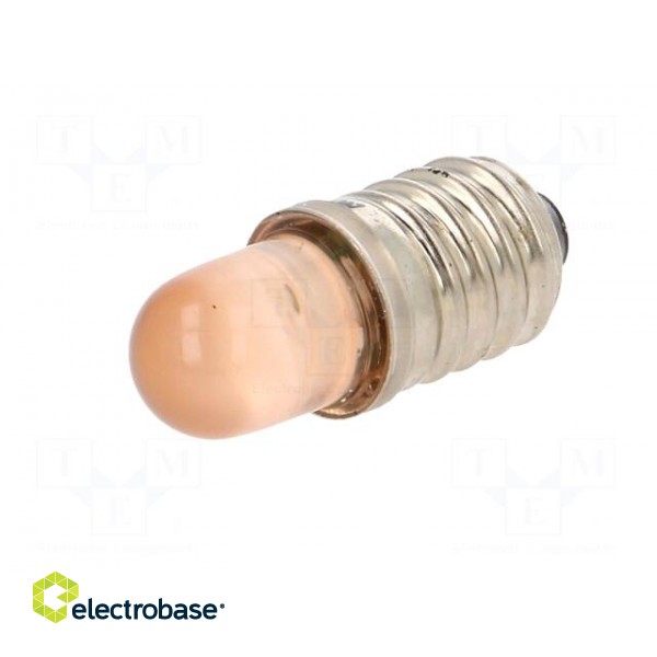 LED lamp | orange | E10 | 24VDC | 24VAC | AC lum: 600÷800mcd image 2
