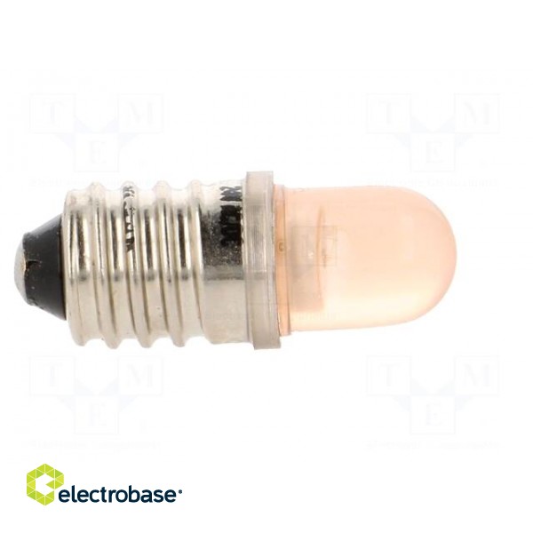 LED lamp | orange | E10 | 24VDC | 24VAC | AC lum: 600÷800mcd image 7