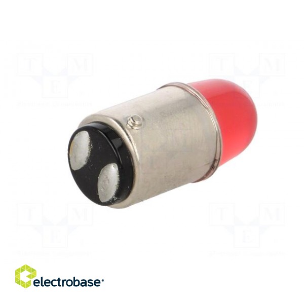 LED lamp | red | BA15D | 12VDC | 12VAC image 6