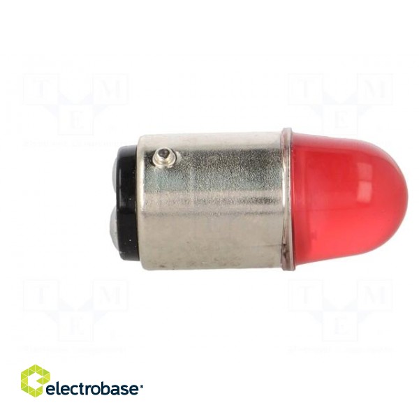 LED lamp | red | BA15D | 12VDC | 12VAC image 7