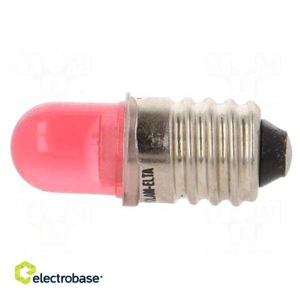 LED lamp | red | E10 | 24VDC | 24VAC | AC lum: 700÷800mcd image 3