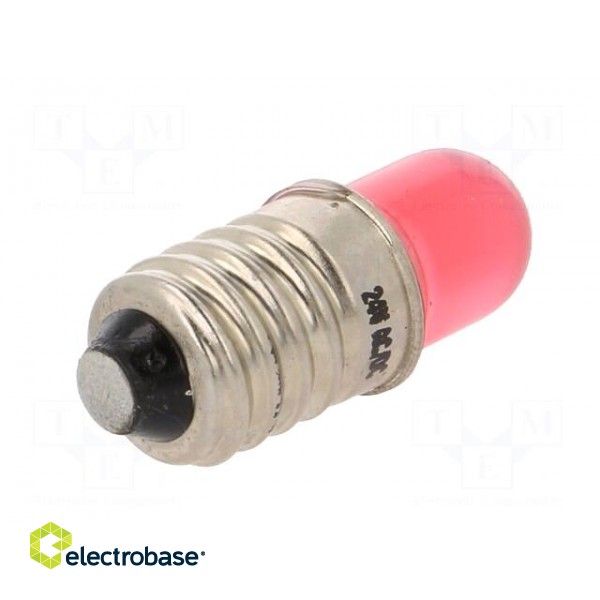 LED lamp | red | E10 | 24VDC | 24VAC | AC lum: 700÷800mcd image 6